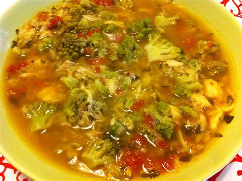 zuppa di arzilla e broccolo romano
